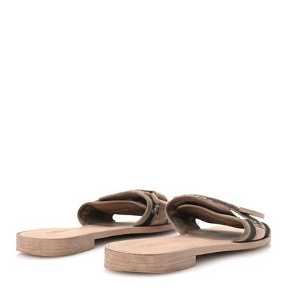 Christian Dior Nylon Camouflage Dio(r)evolution Slide Sandals 39 Nude 5 of 10