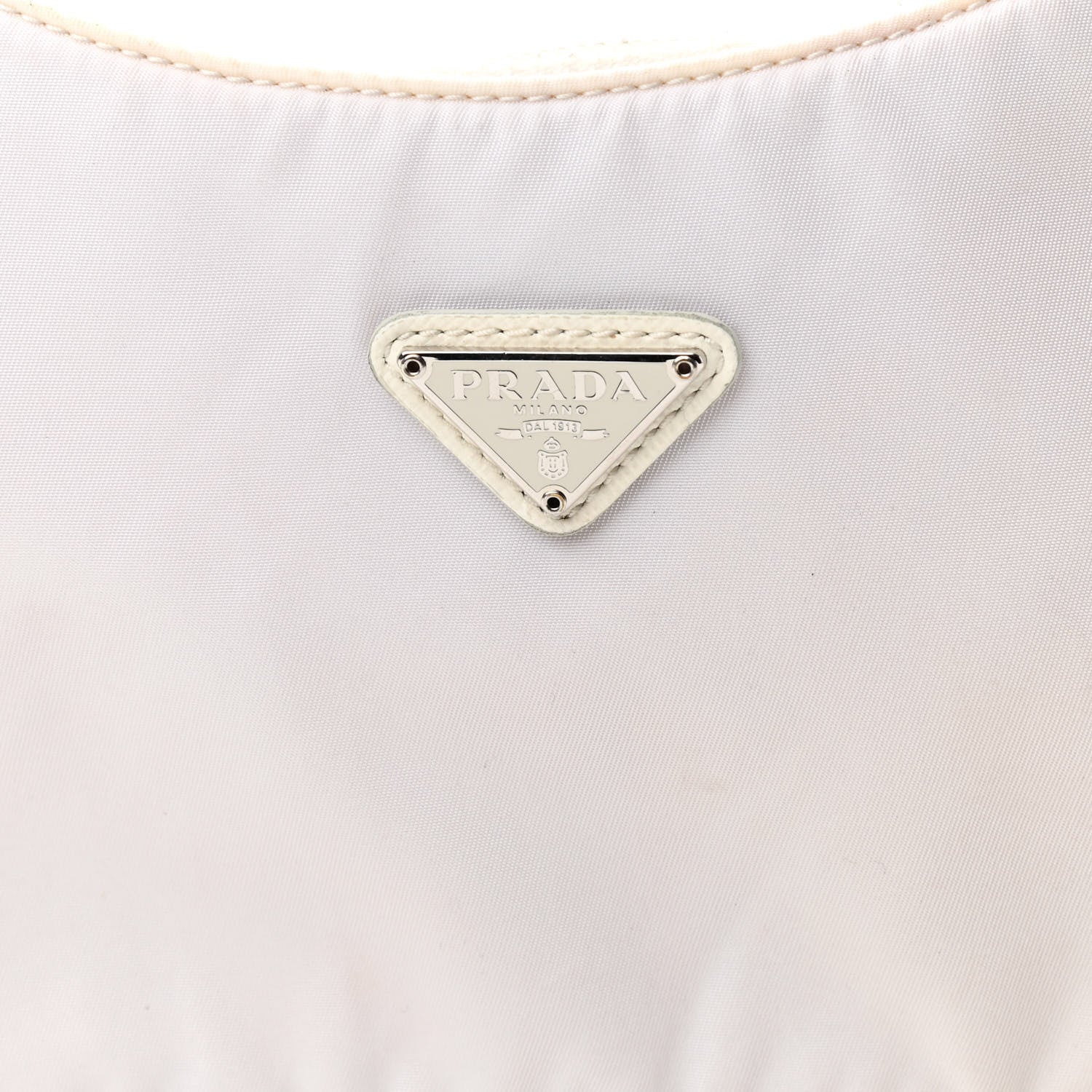 Prada Tessuto Nylon Mini Re-Edition 2000 Bag White 8 of 16