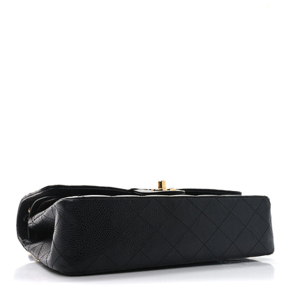 Chanel Caviar Quilted Medium Double Flap Black 4 of 10