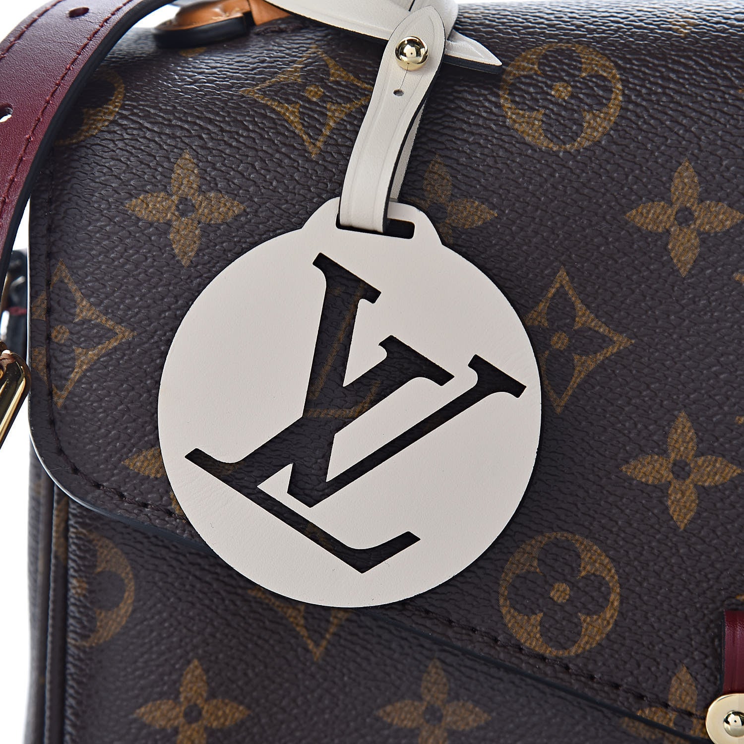 Louis Vuitton Monogram Braided Pochette Metis Safran 8 of 10