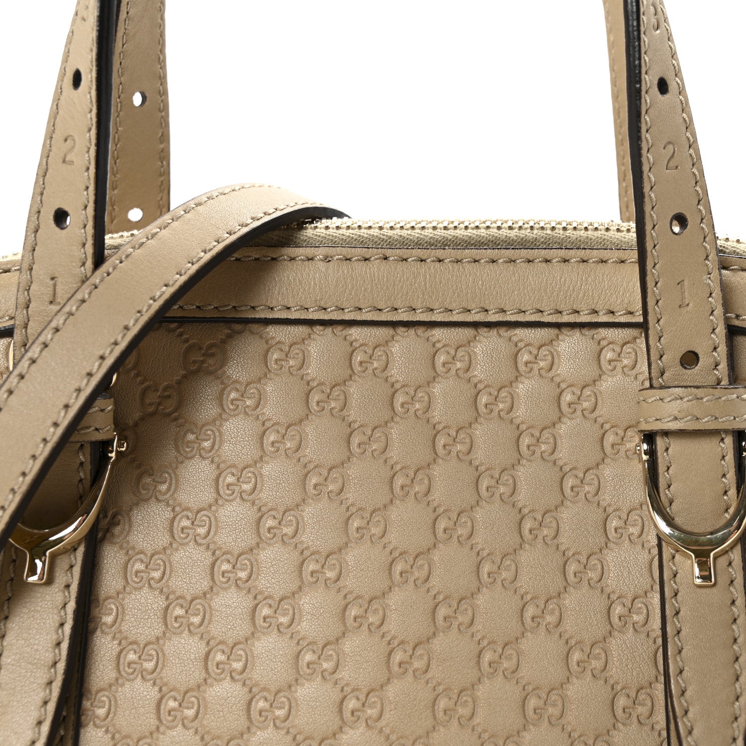 Gucci Microguccissima Small Nice Top Handle Dome Bag Beige 8 of 10