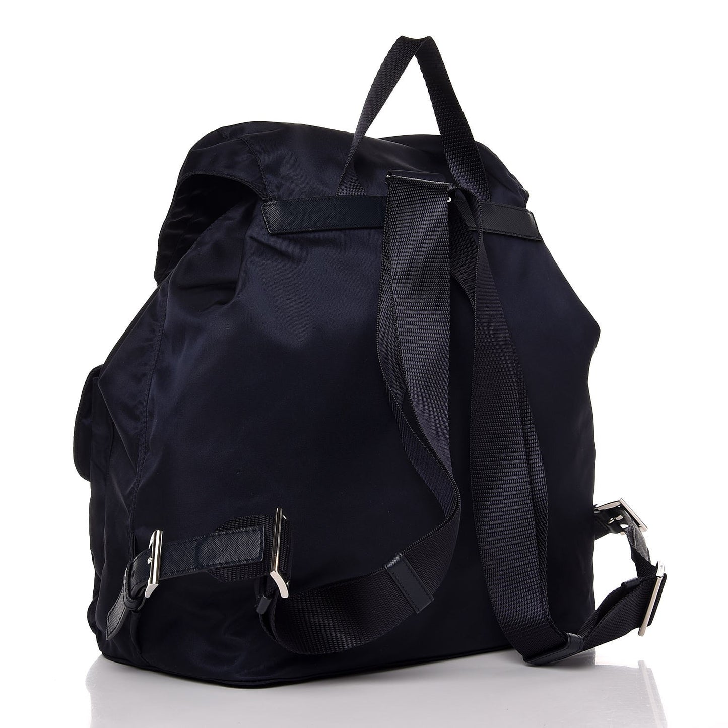 Nylon Vela Medium Backpack Bluette