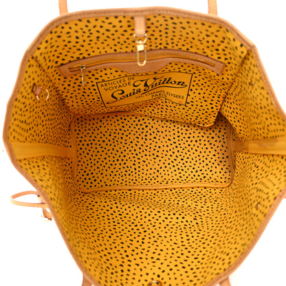 Louis Vuitton Monogram Kusama Waves Neverfull MM Yellow 5 of 12