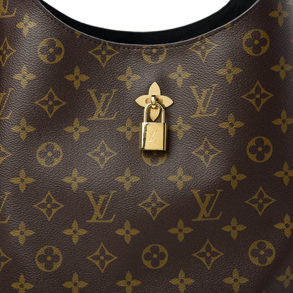 Louis Vuitton Monogram Flower Hobo Black 10 of 10