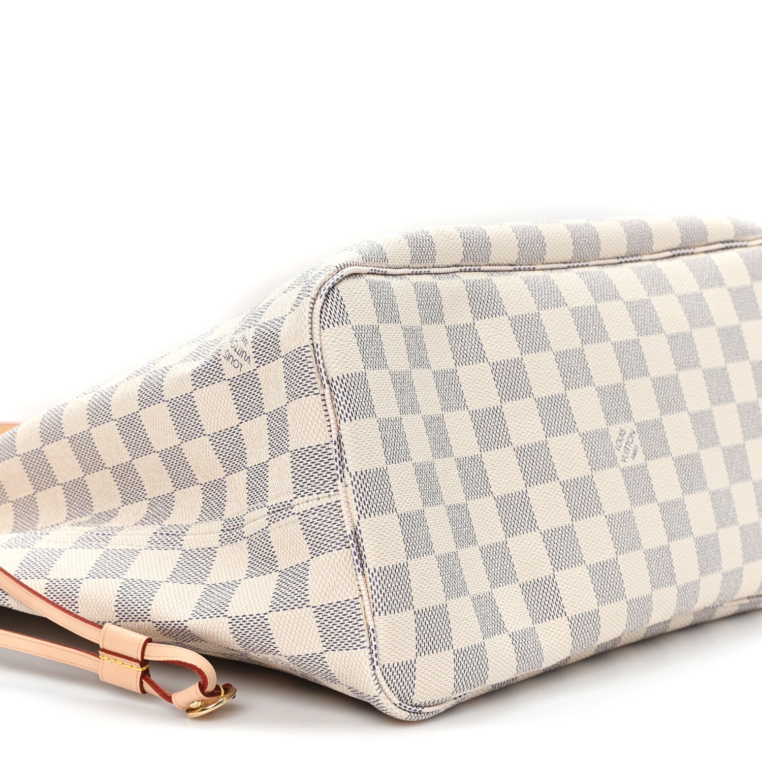 Louis Vuitton Damier Azur Neo Neverfull MM Rose Ballerine 8 of 9