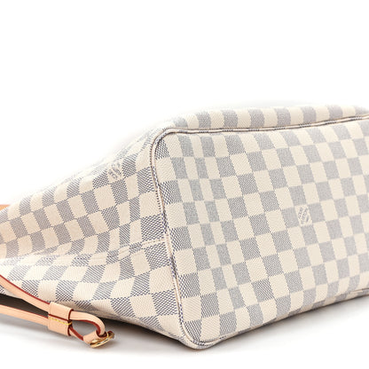 Louis Vuitton Damier Azur Neo Neverfull MM Rose Ballerine 8 of 9