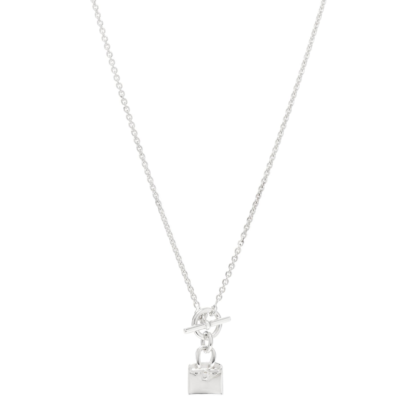 Sterling Silver Birkin Amulette Pendant Necklace