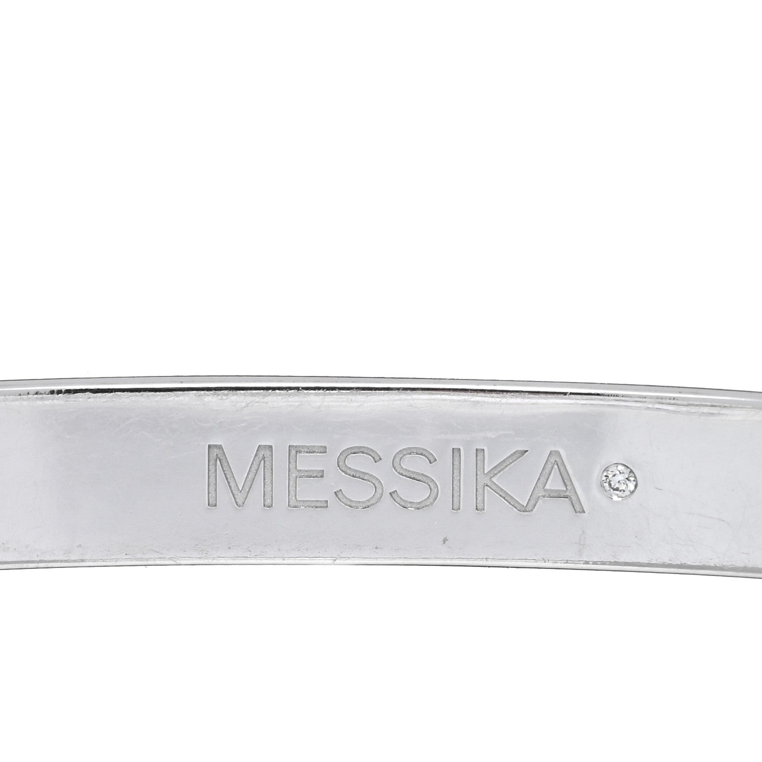 Messika 18K White Gold Diamond Move Noa Bangle Bracelet 3 of 3