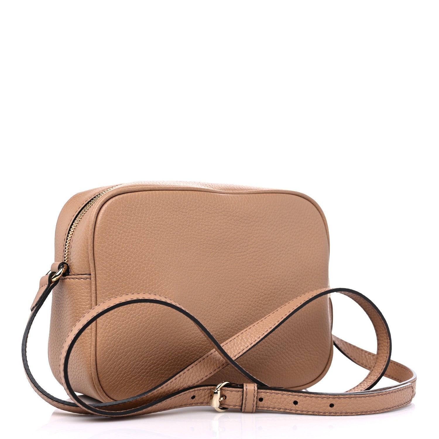 Gucci Pebbled Calfskin Small Soho Disco Bag Camelia 2 of 8
