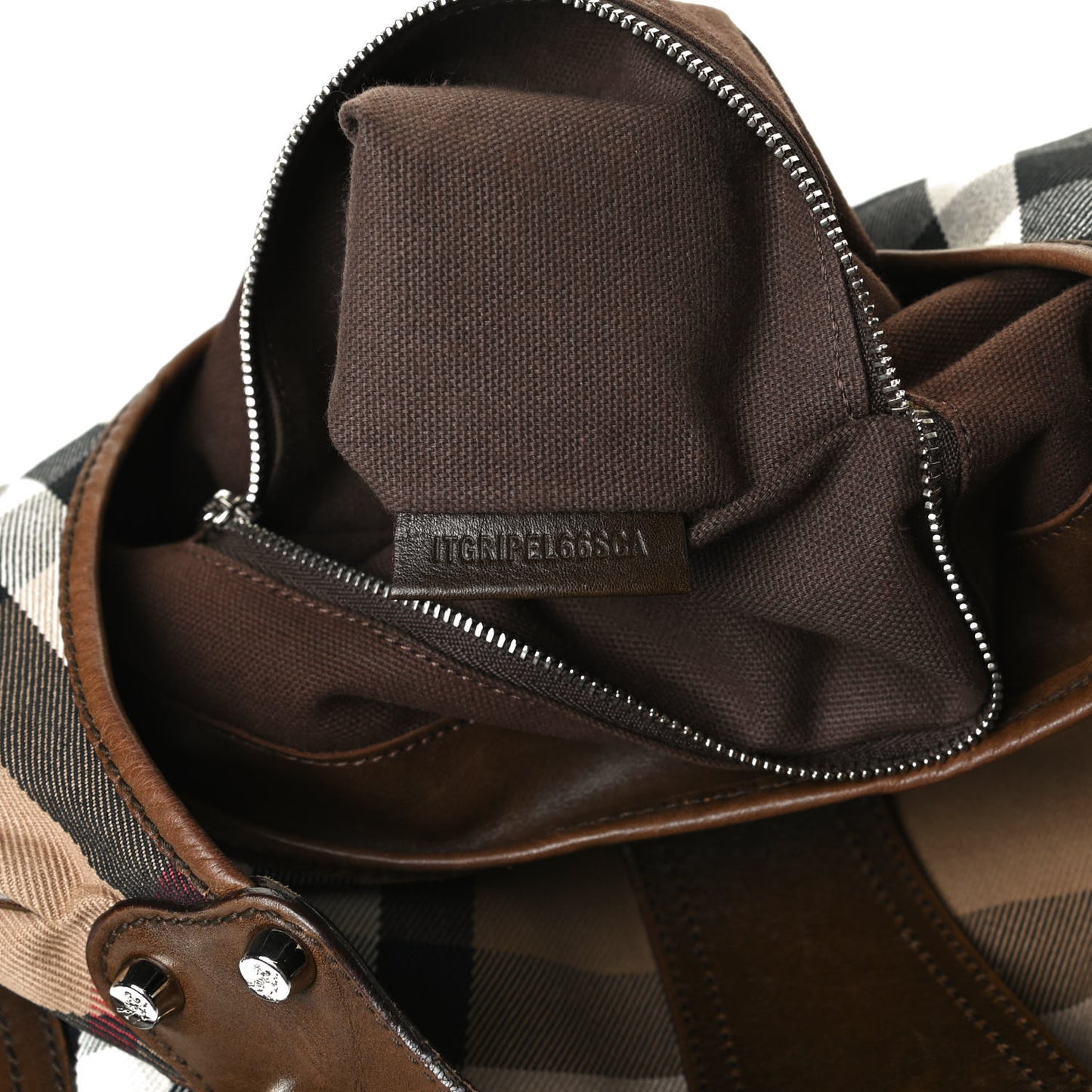 House Check Brook Hobo Brown
