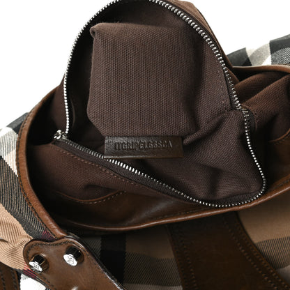Burberry House Check Brook Hobo Brown 8 of 22