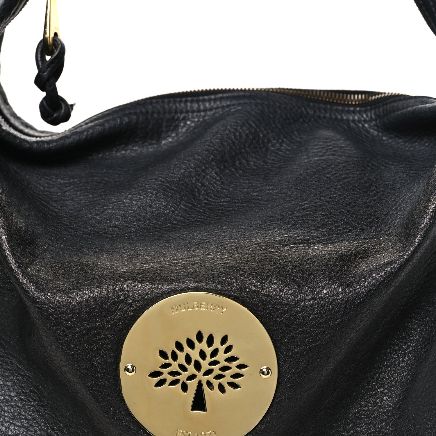 Mulberry Soft Spongy Calfskin Large Daria Hobo Black 7 of 10