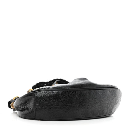 Balenciaga Agneau Arena Le Cagole Shoulder Bag XS Black 4 of 9