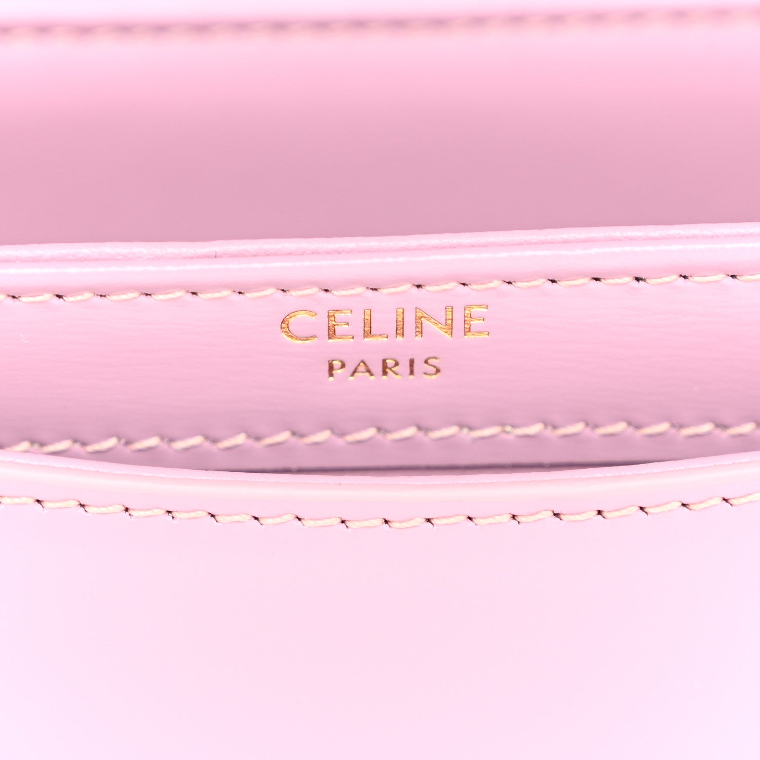 Celine Shiny Calfskin Triomphe Mini Besace Clea Petal 7 of 10