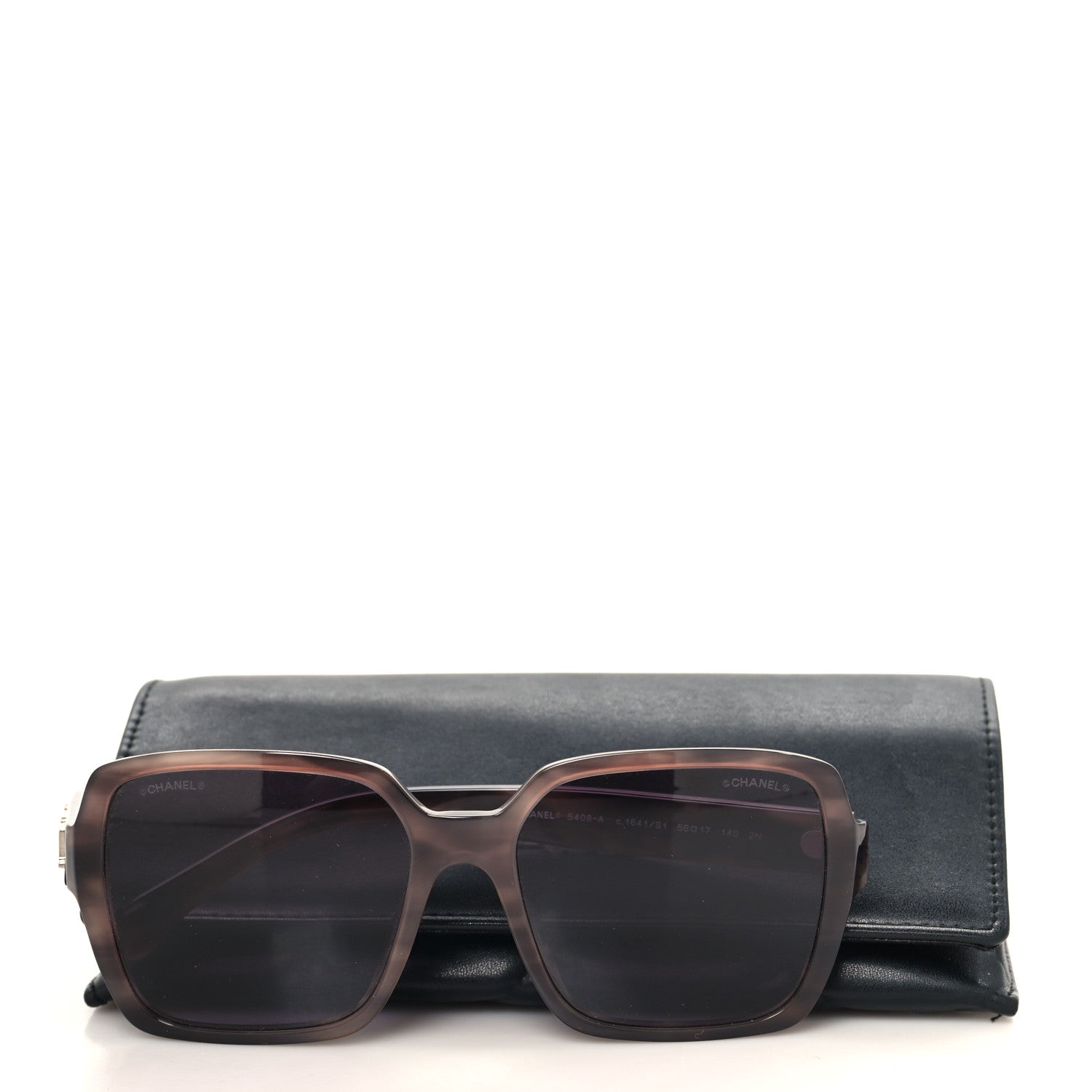 Chanel Acetate Polarized Square Sunglasses 5408-A Purple 8 of 8
