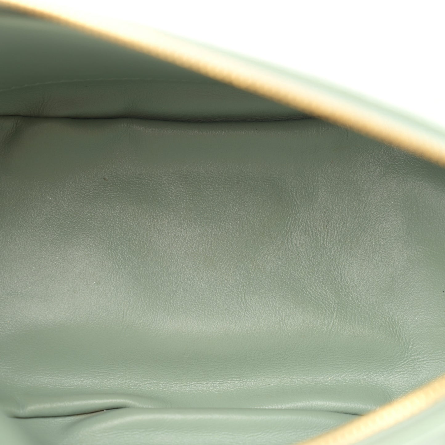 Nappa Intrecciato Half Moon Pouch On Strap Sauge