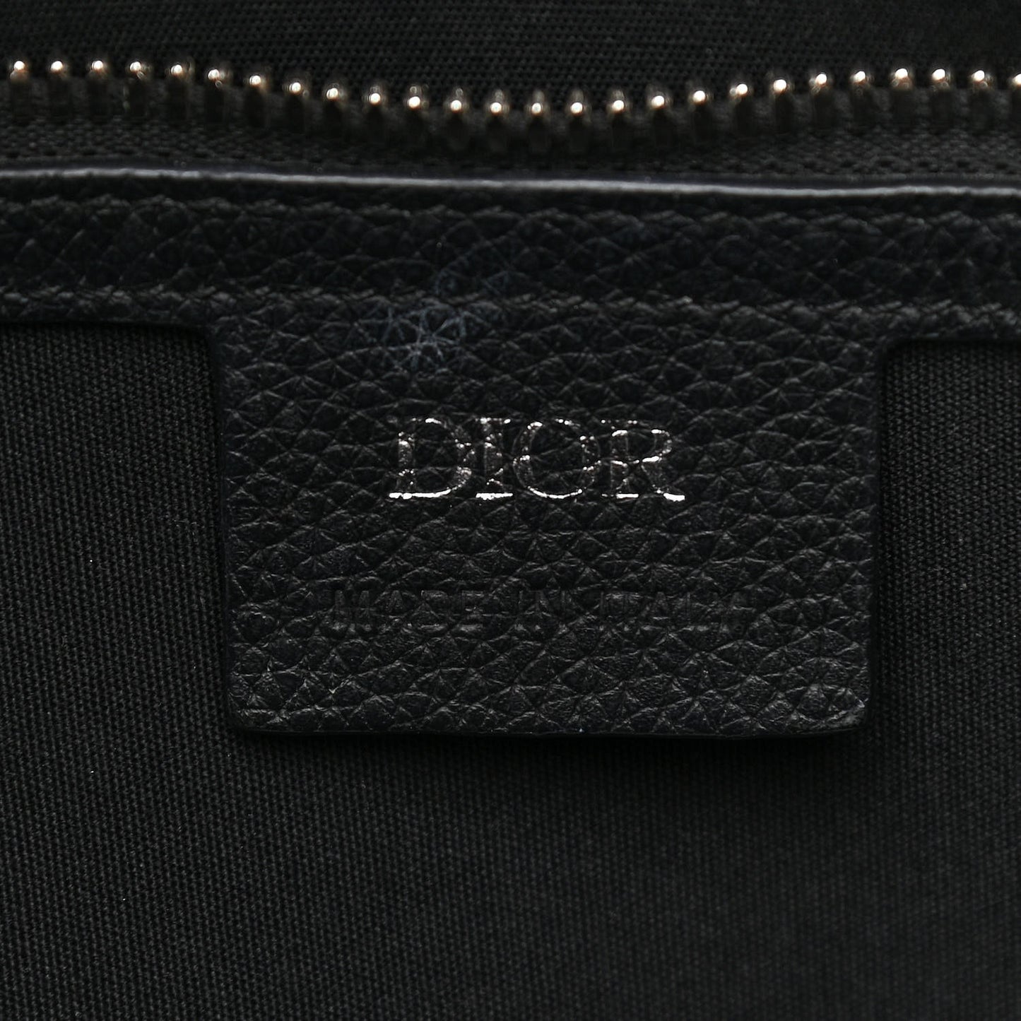 HOMME Oblique Grained Calfskin Tote Blue