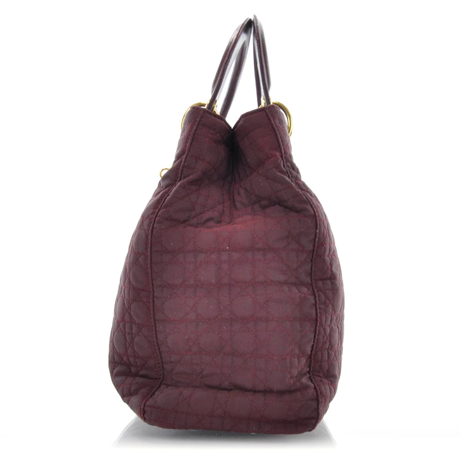 Christian Dior Nylon Cannage Large Lady Dior 4 of 10