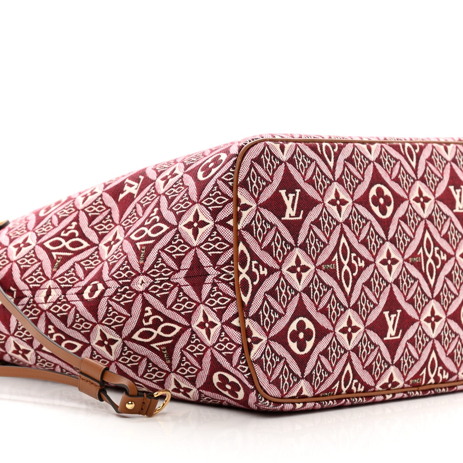Louis Vuitton Jacquard Since 1854 Neverfull MM Bordeaux 8 of 9