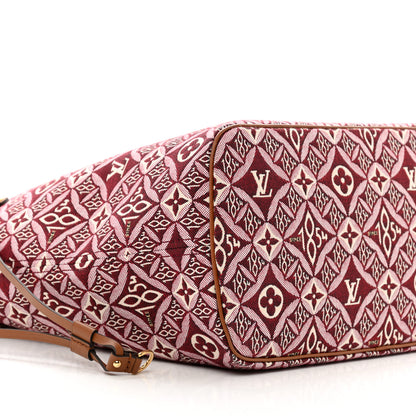Louis Vuitton Jacquard Since 1854 Neverfull MM Bordeaux 8 of 9