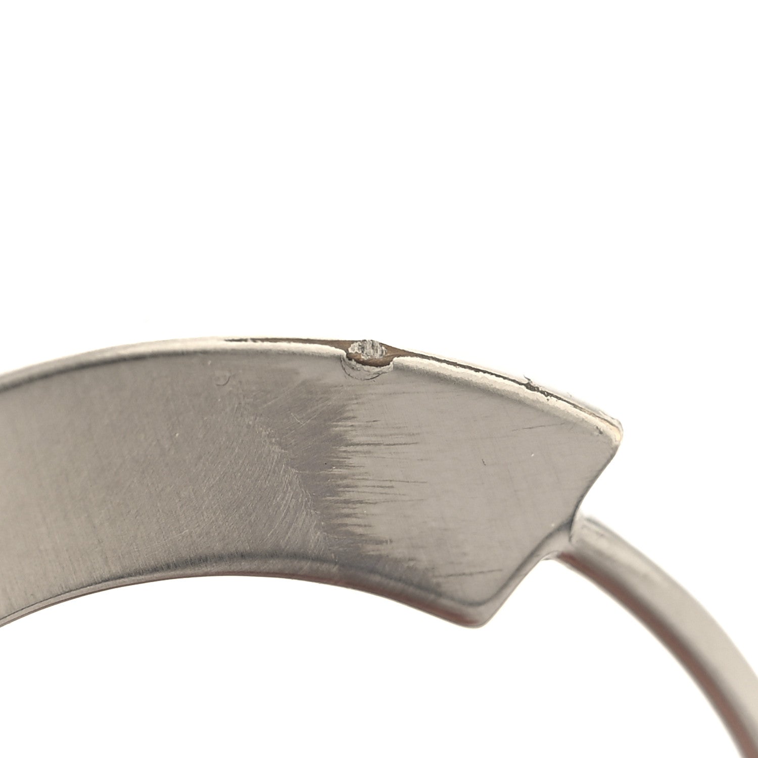 Chanel Quilted CC Hair Pin Ruthenium 4 of 5