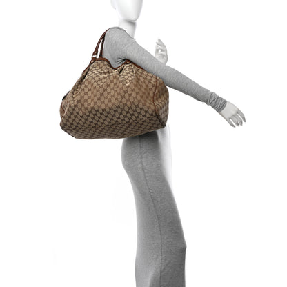 Gucci Monogram Large Sukey Tote Brown 2 of 15