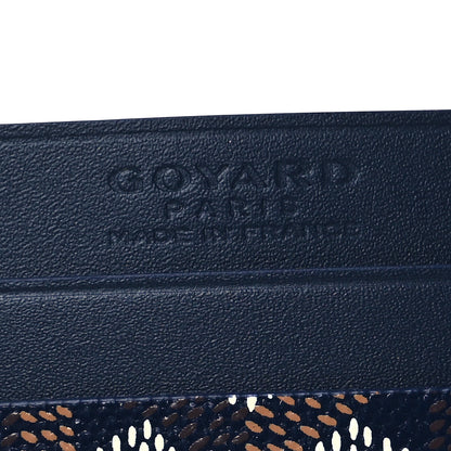 Goyard Goyardine Saint Sulpice Card Holder Navy 8 of 9