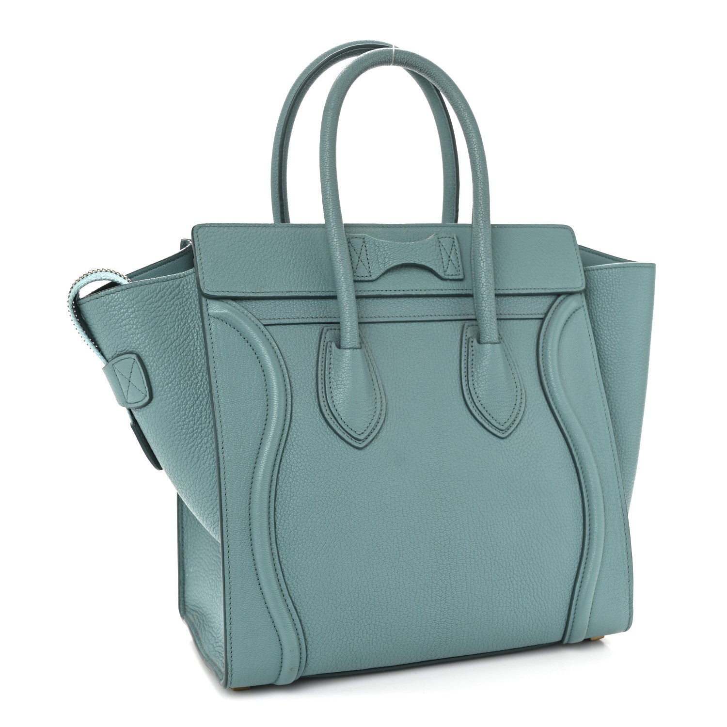 Celine Goatskin Micro Luggage Antarctic 3 of 13