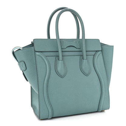 Celine Goatskin Micro Luggage Antarctic 3 of 13