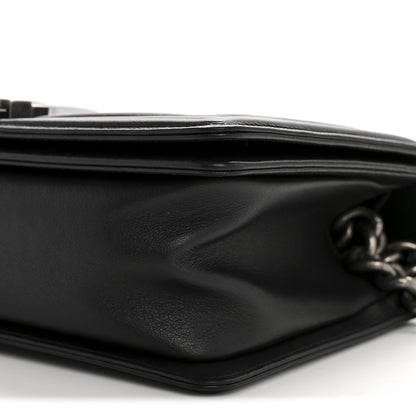 Chanel Calfskin Quilted Medium Boy Flap Black 10 of 14