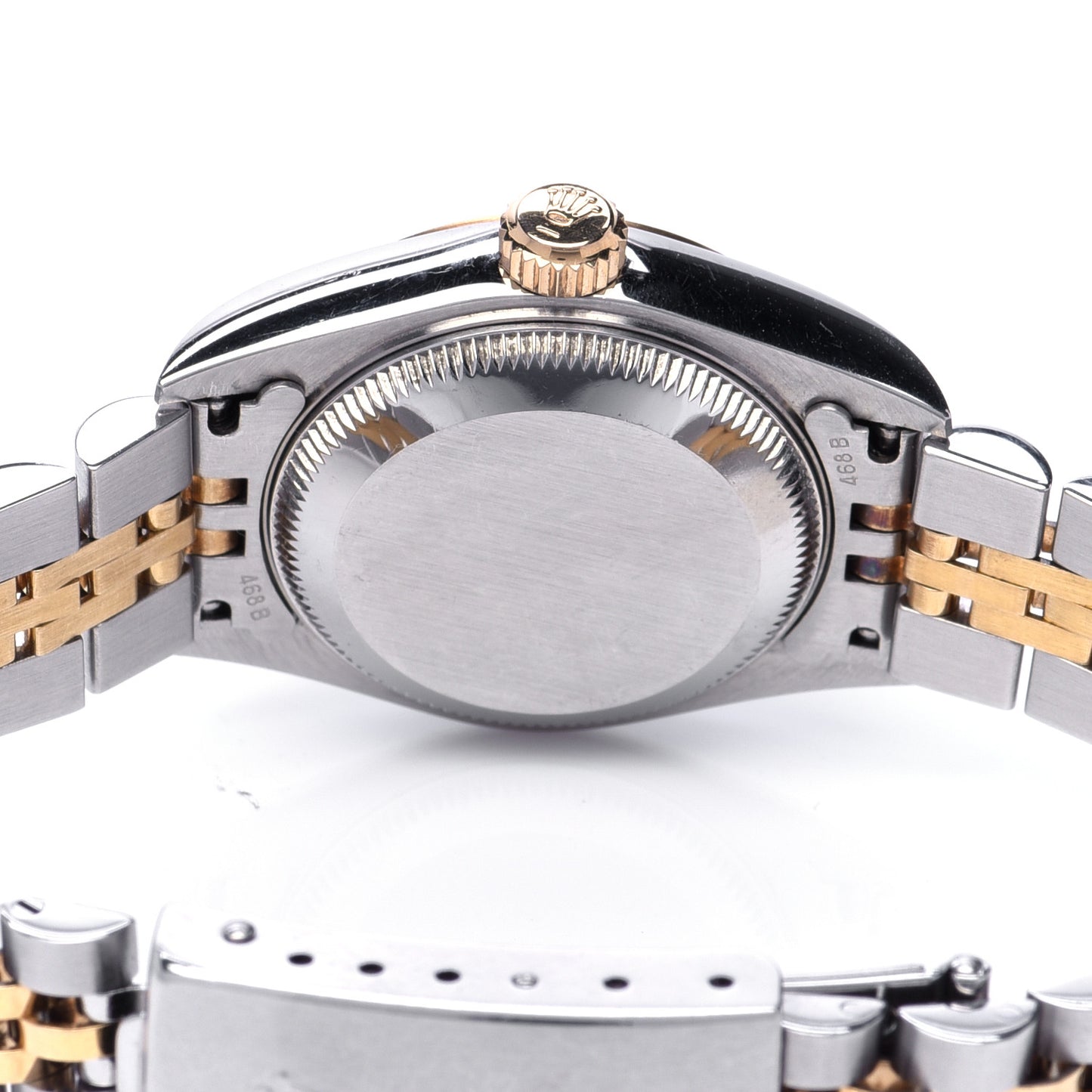 Stainless Steel 18K Yellow Gold Diamond 26mm Oyster Perpetual Datejust Watch Champagne 79173