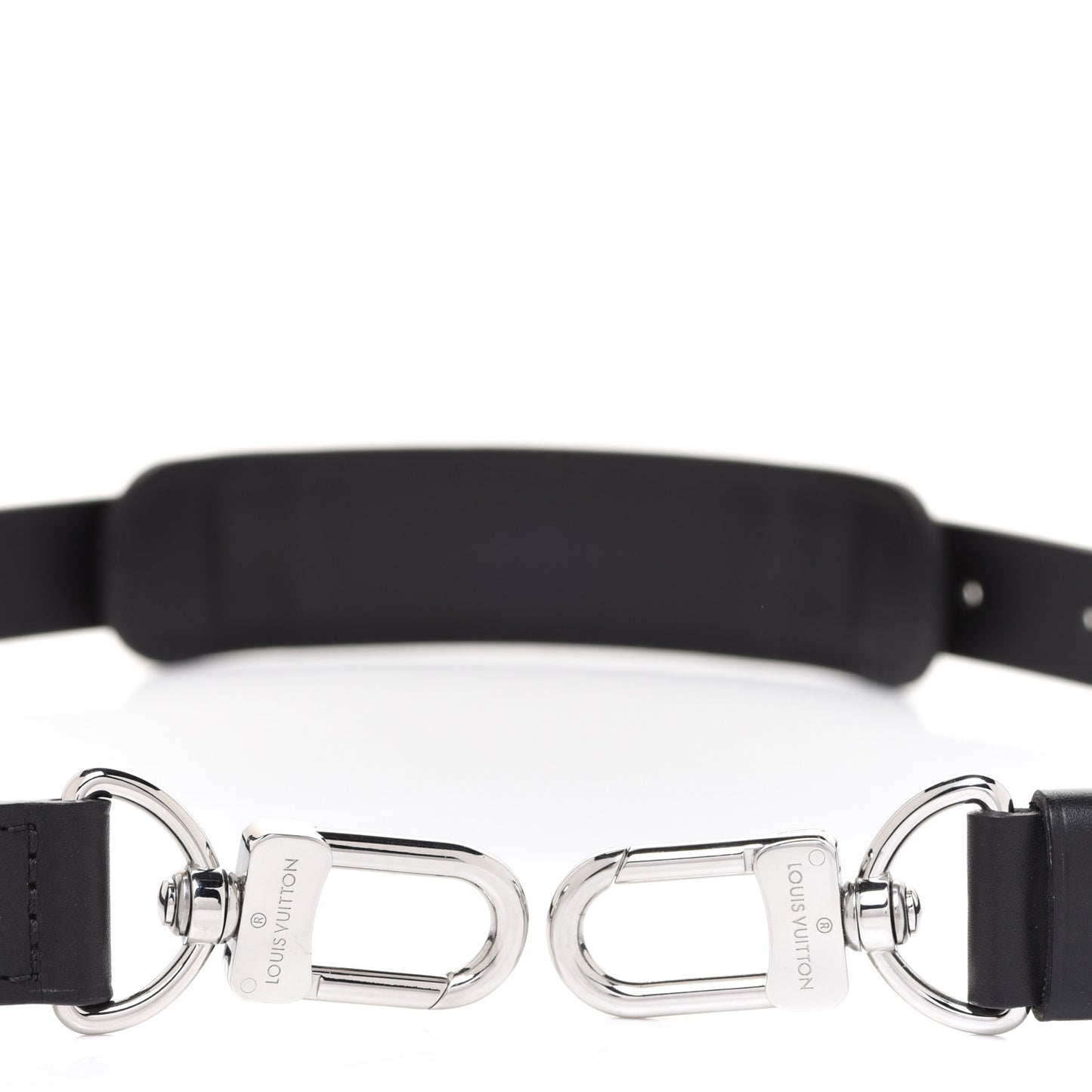 Calfskin Adjustable Keepall Bandouliere Shoulder Strap Black