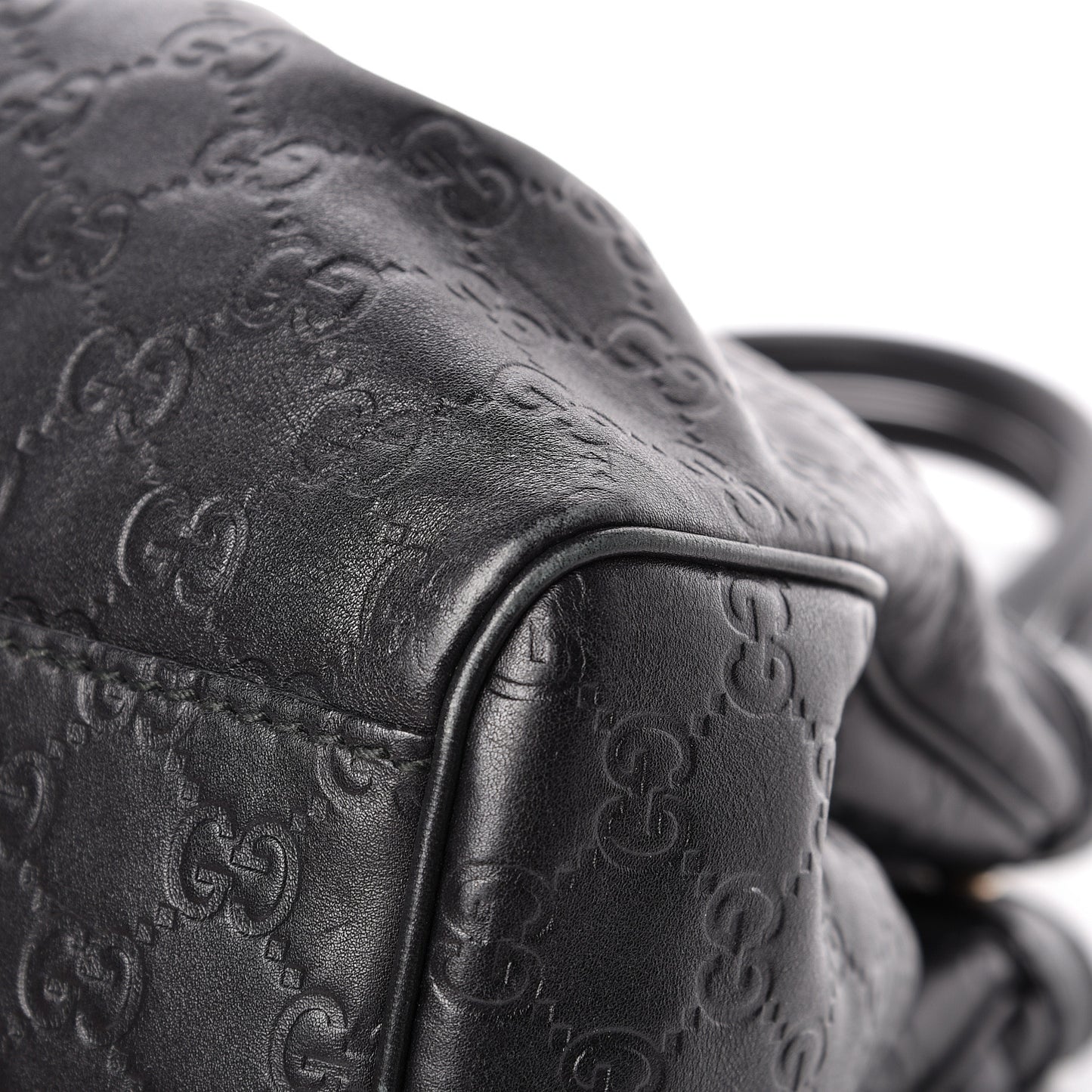 Guccissima Medium Sukey Tote Black