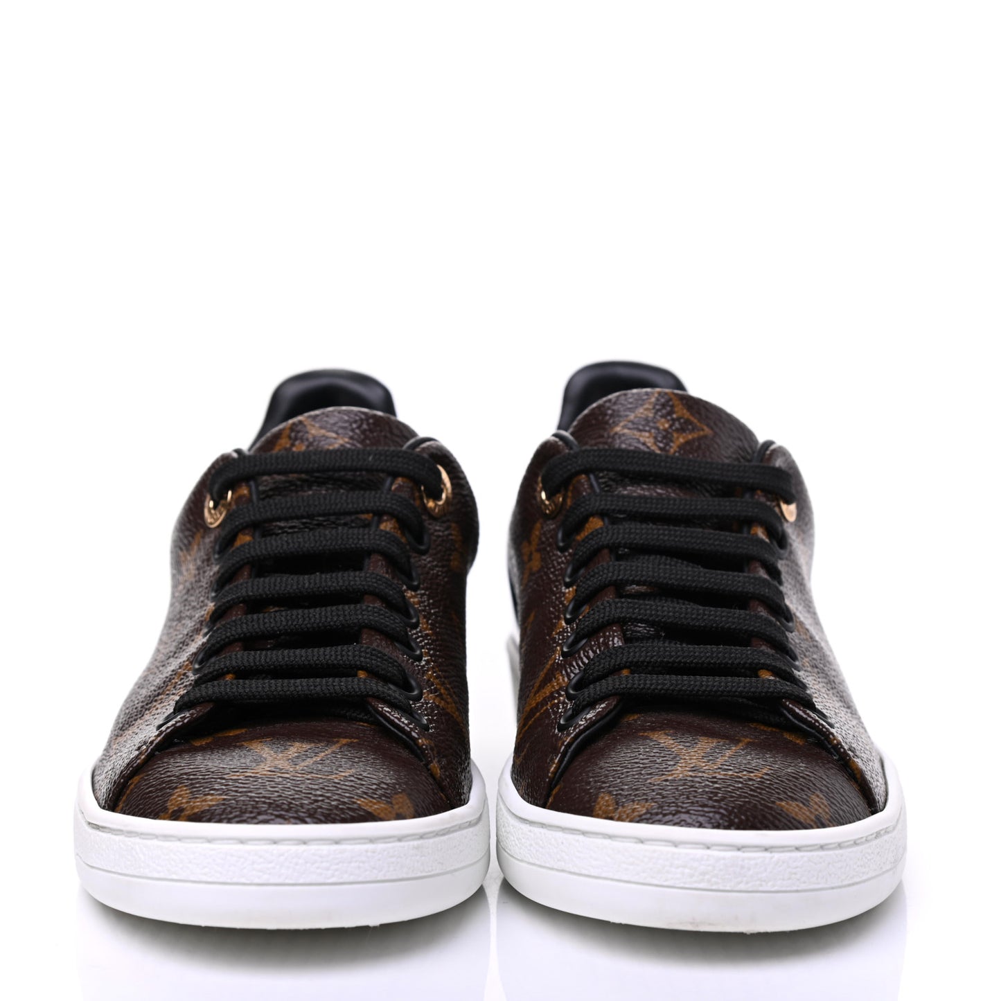Patent Monogram Frontrow Sneakers 34