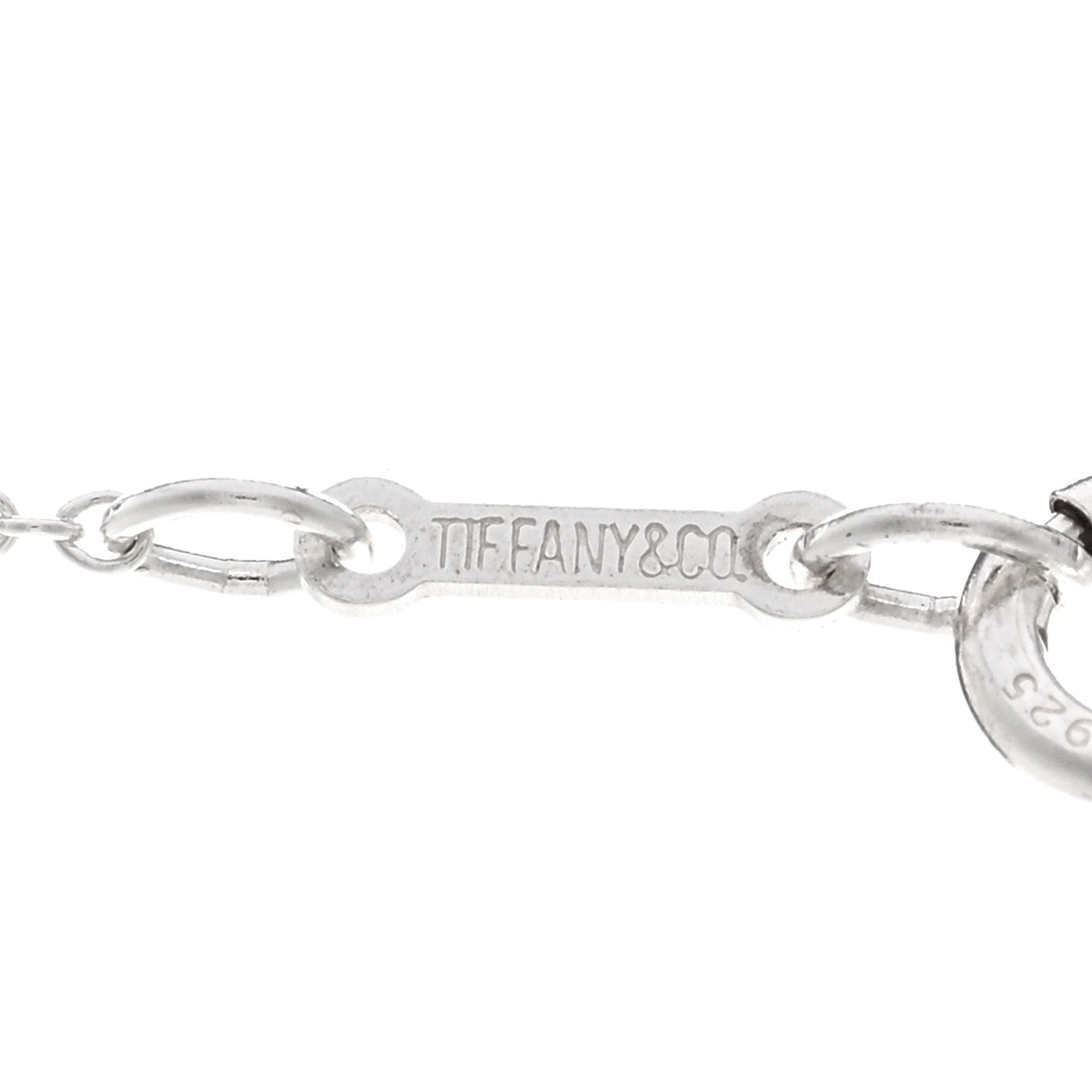 Tiffany Sterling Silver Crescent Moon Pendant Necklace 4 of 4