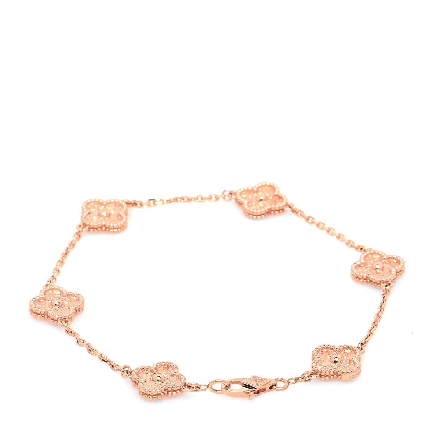 18K Rose Gold 6 Motifs Sweet Alhambra Bracelet