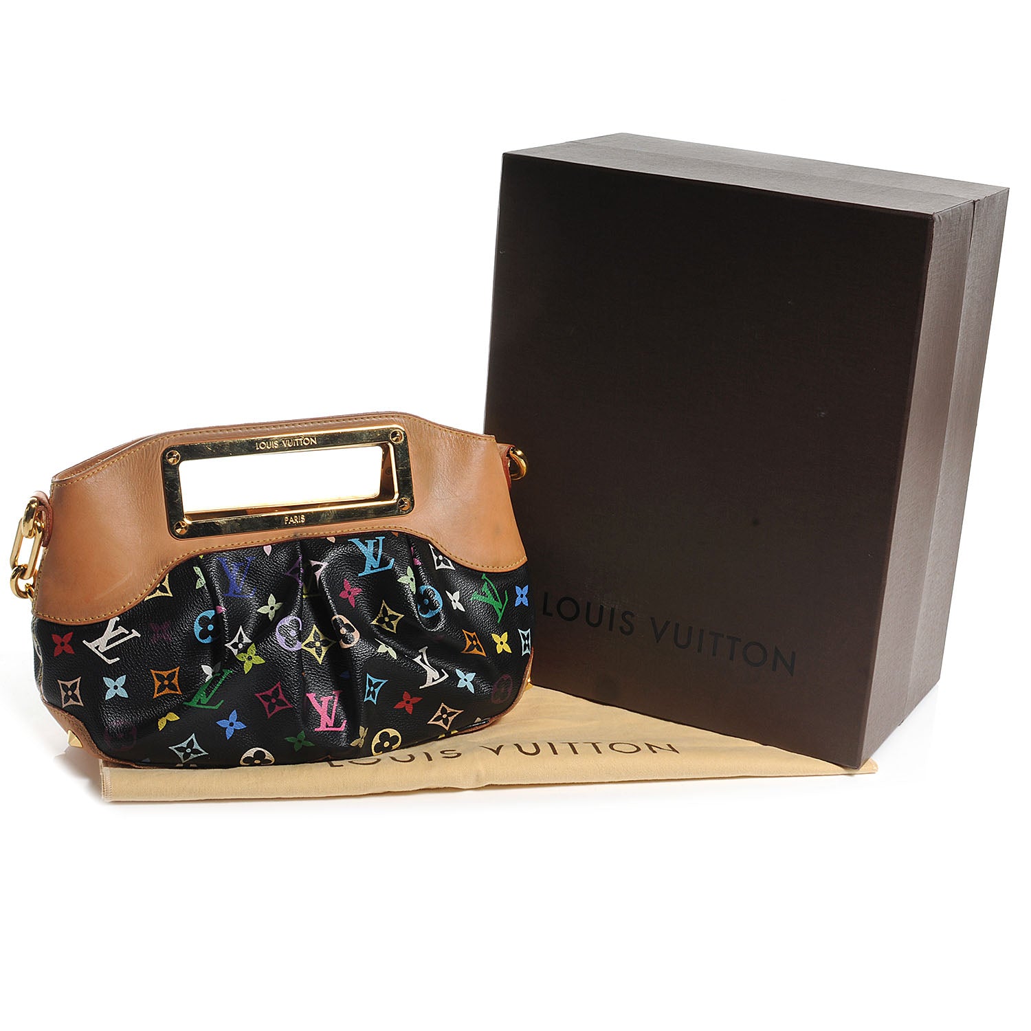 Louis Vuitton Monogram Multicolor Judy PM Black 5 of 8