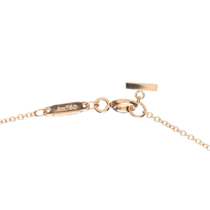 Tiffany 18K Rose Gold Small T Smile Pendant Necklace 4 of 6