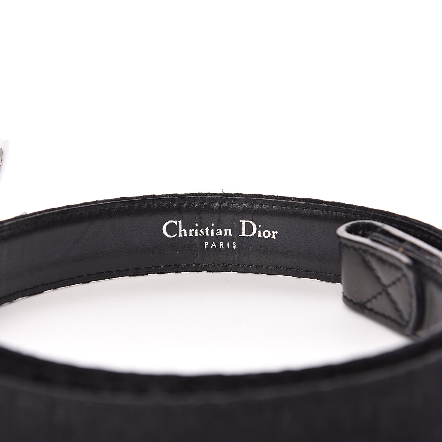 Christian Dior Calfskin CD Belt Black 4 of 7