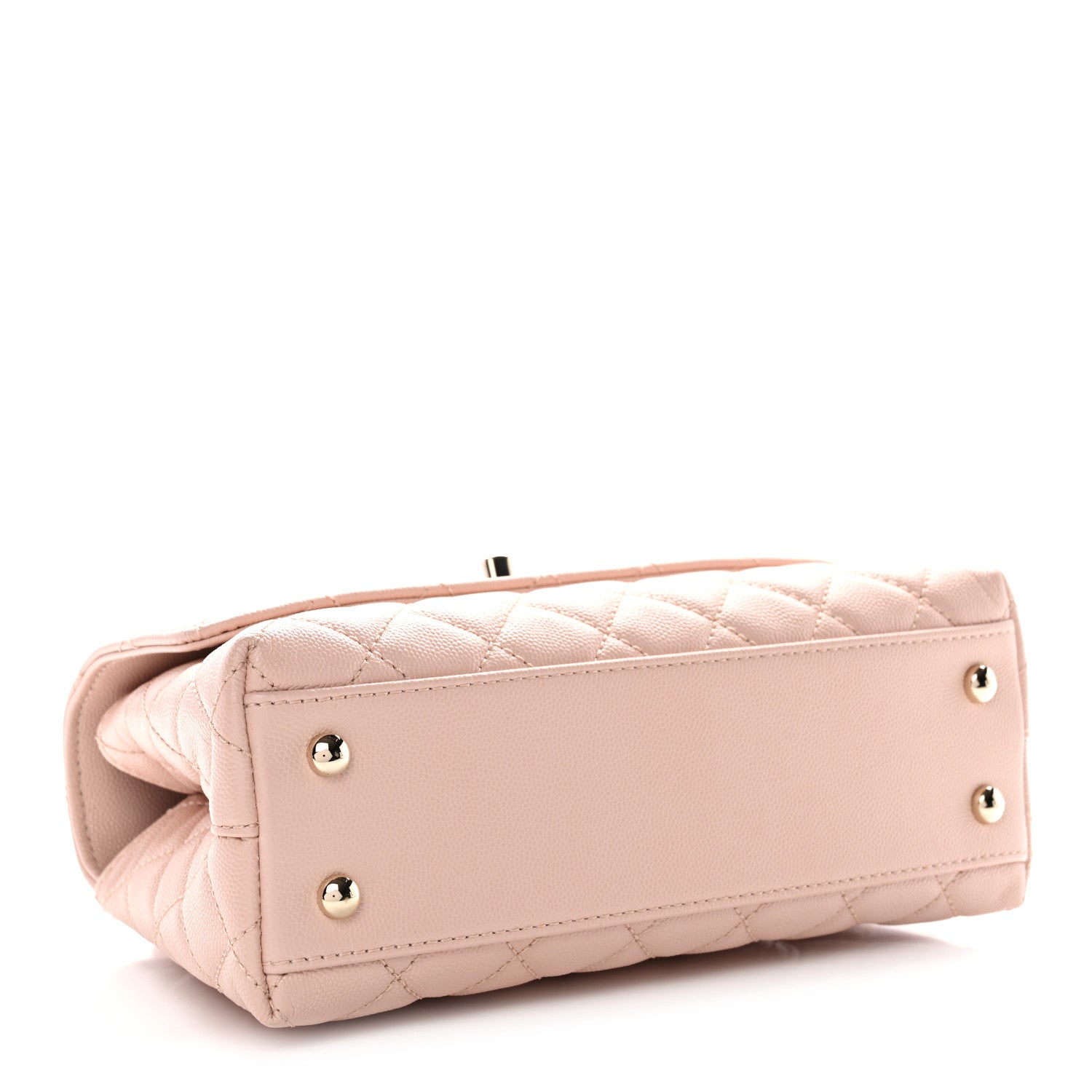 Chanel Caviar Quilted Mini Coco Handle Flap Pink 5 of 11