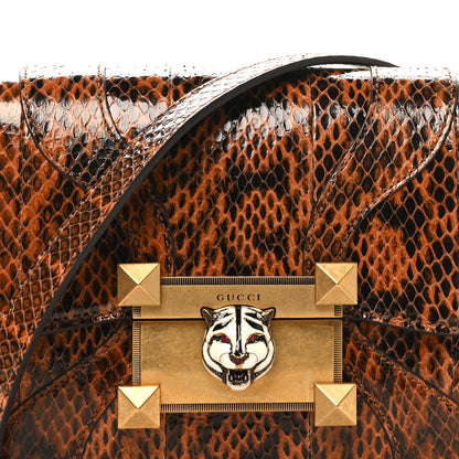 Gucci Elaphe Radiata Crystal Small Osiride Shoulder Bag Bright Cuir Ruby 8 of 10