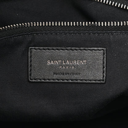 Saint Laurent Vintage Lambskin Chevron Monogram Large Nolita Black 6 of 12