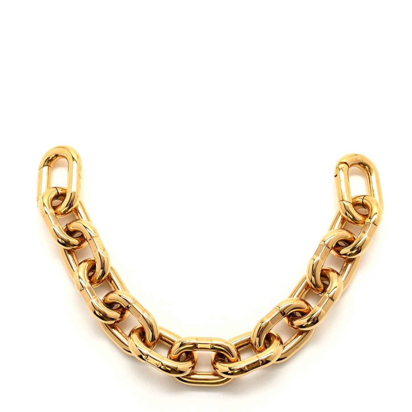 Twist Chain Bag Charm Gold