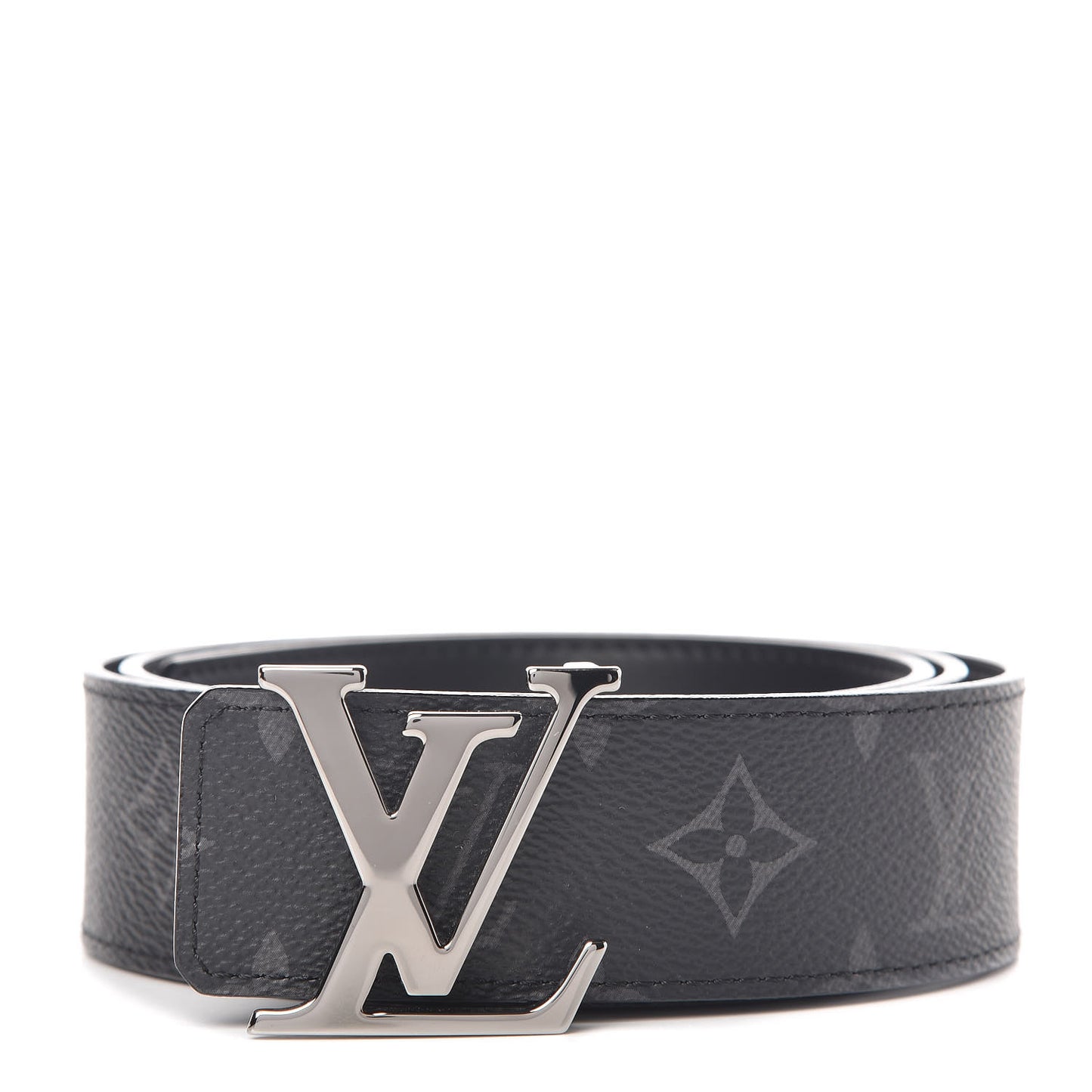 Monogram Eclipse Taigarama 40mm LV Initiales Reversible Belt 90 36 Black