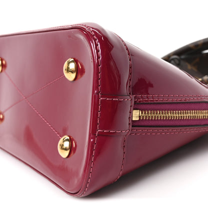Louis Vuitton Patent Monogram Alma BB Magenta 9 of 9