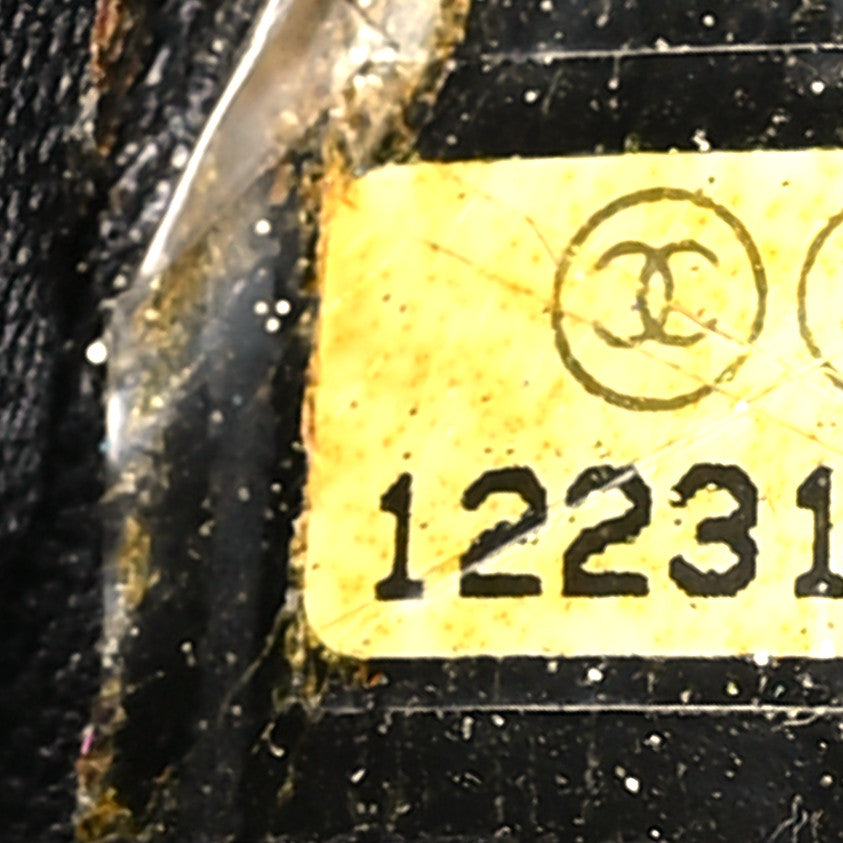 Sequin Summer Night Medium Drawstring Tote Black