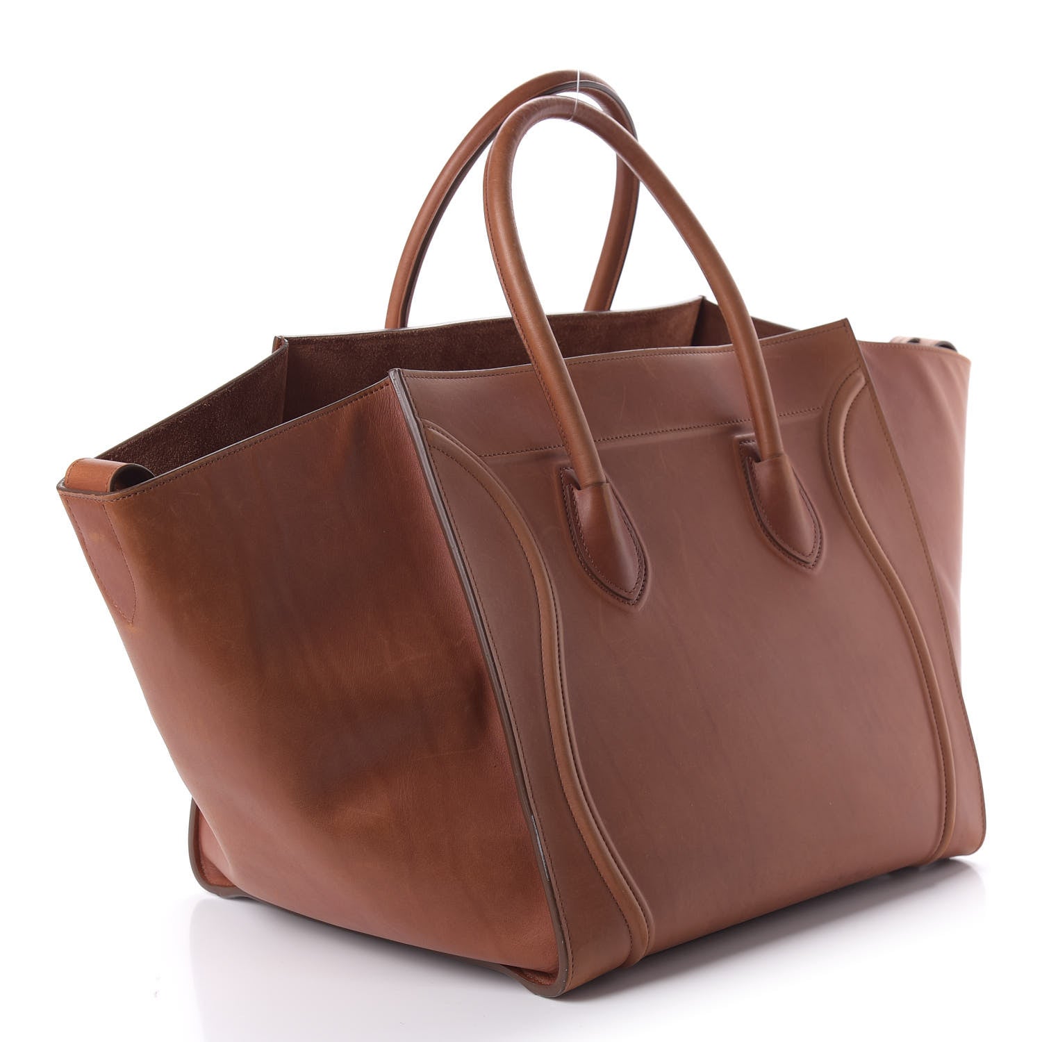 Celine Natural Calfskin Medium Phantom Luggage Tan 3 of 9