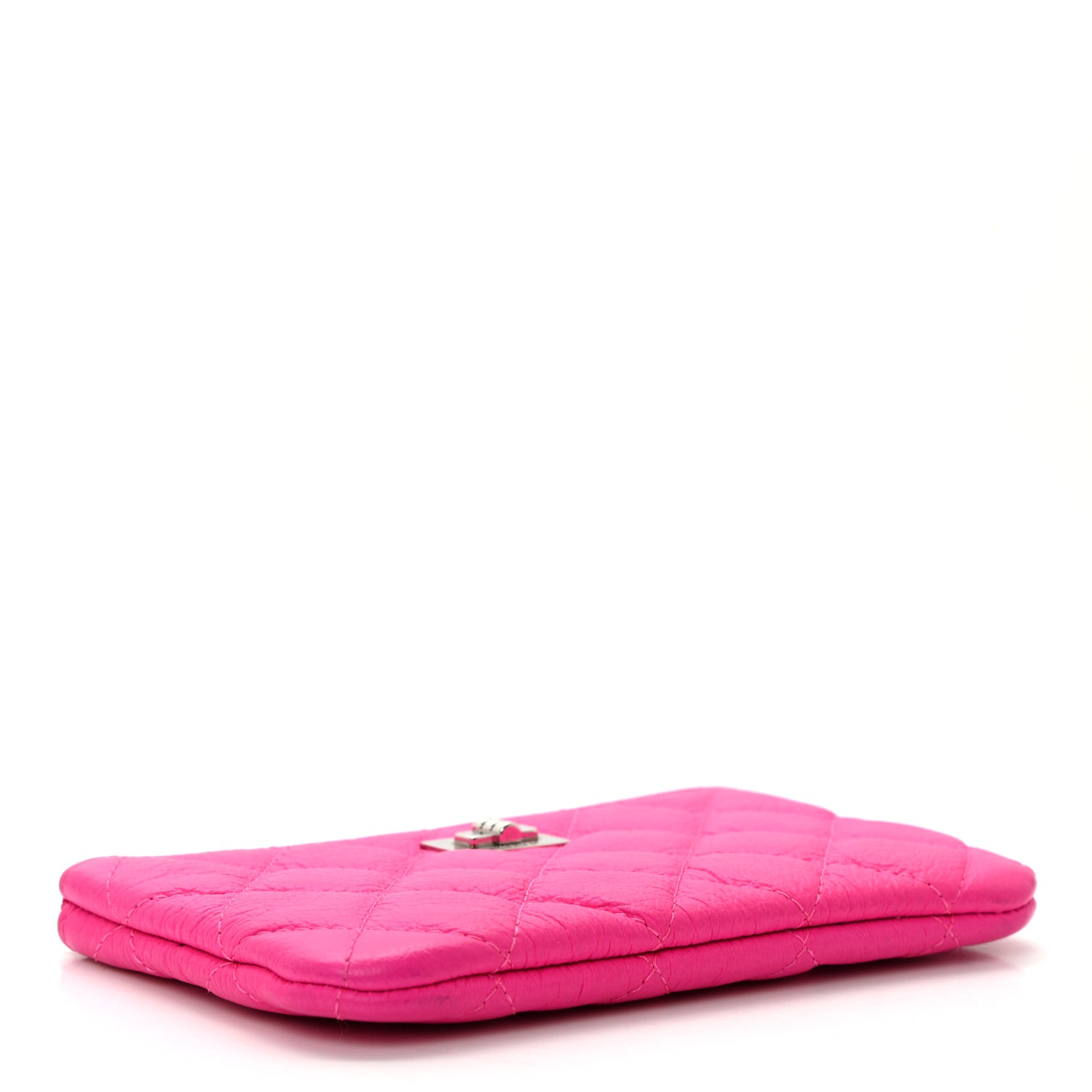 Chanel Goatskin Quilted Small Reissue Cosmetic Case Pink 4 of 9