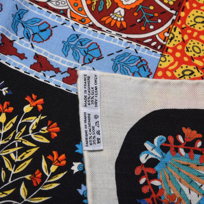 Hermes Cashmere Silk Pique Fleuri de Provence Shawl 140 5 of 5