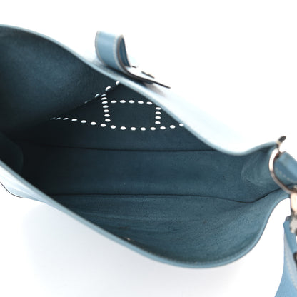 Hermes Epsom Evelyne GM Blue Jean 5 of 9